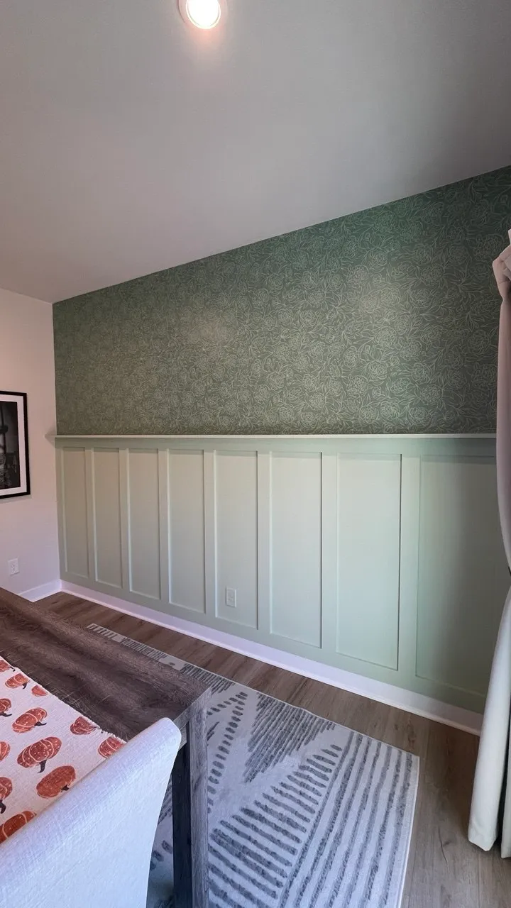 Bedroom Board-and-Batten Wall