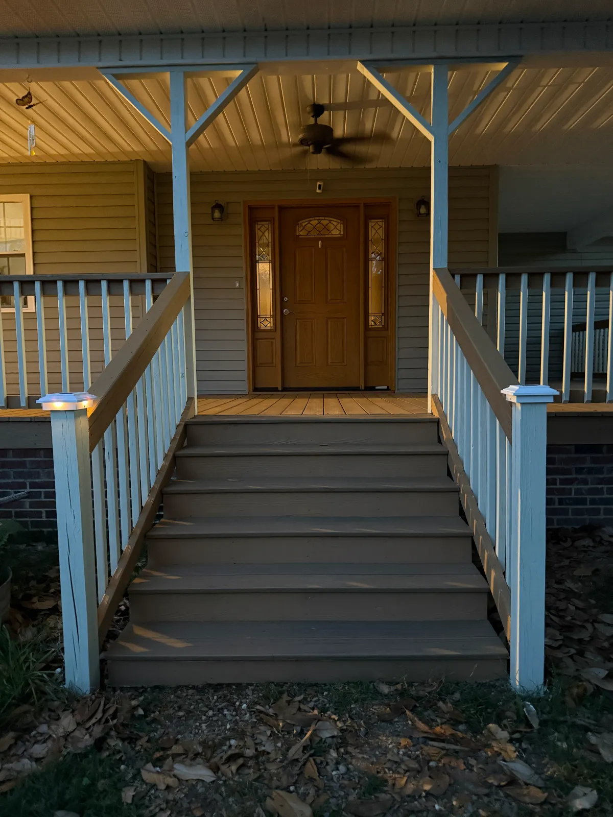 Front Porch Stairs and Rail