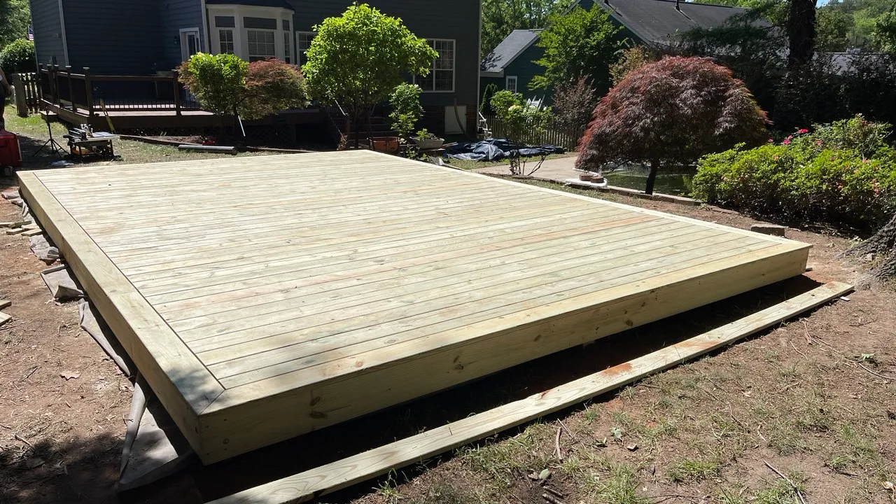 Ground-Level Deck Build