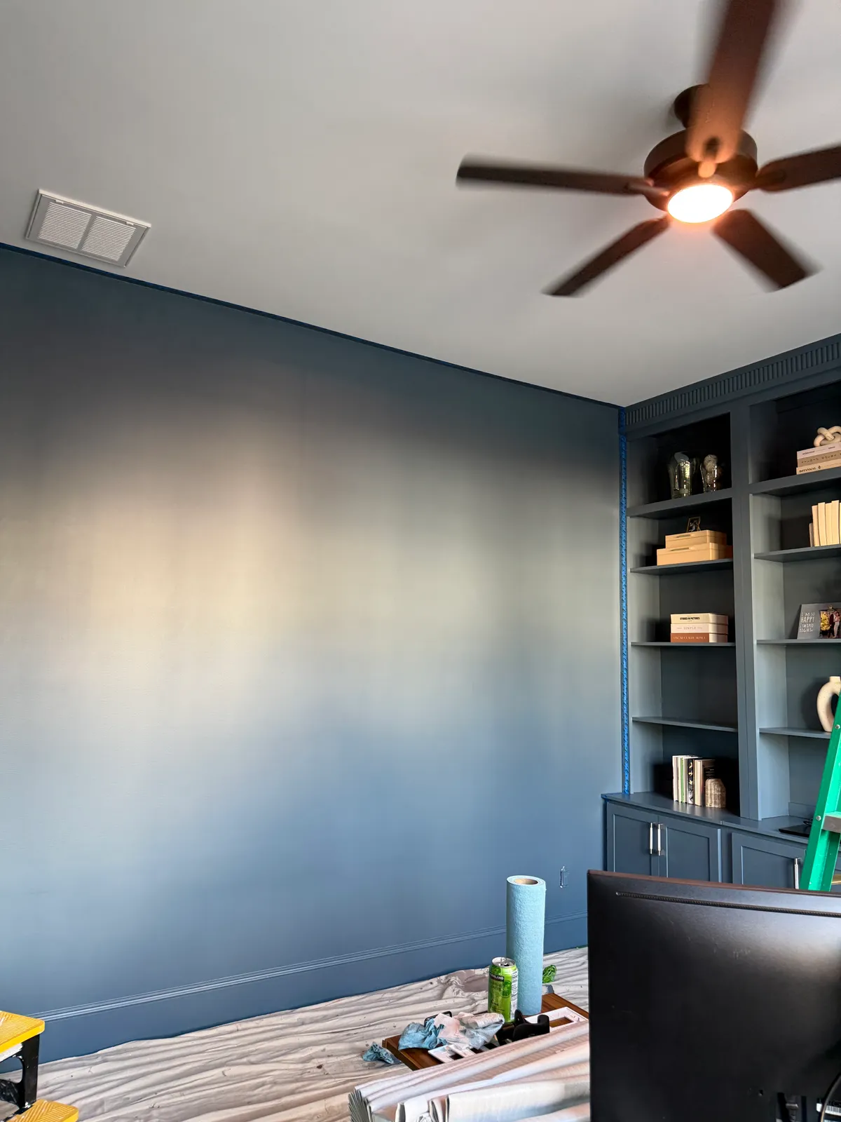 Home Office in Deep Navy