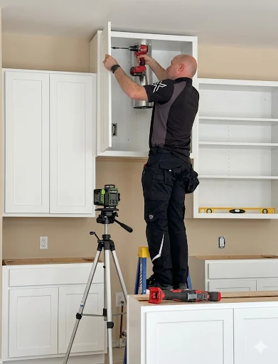 Material and layout detail relevant to kitchen remodeling